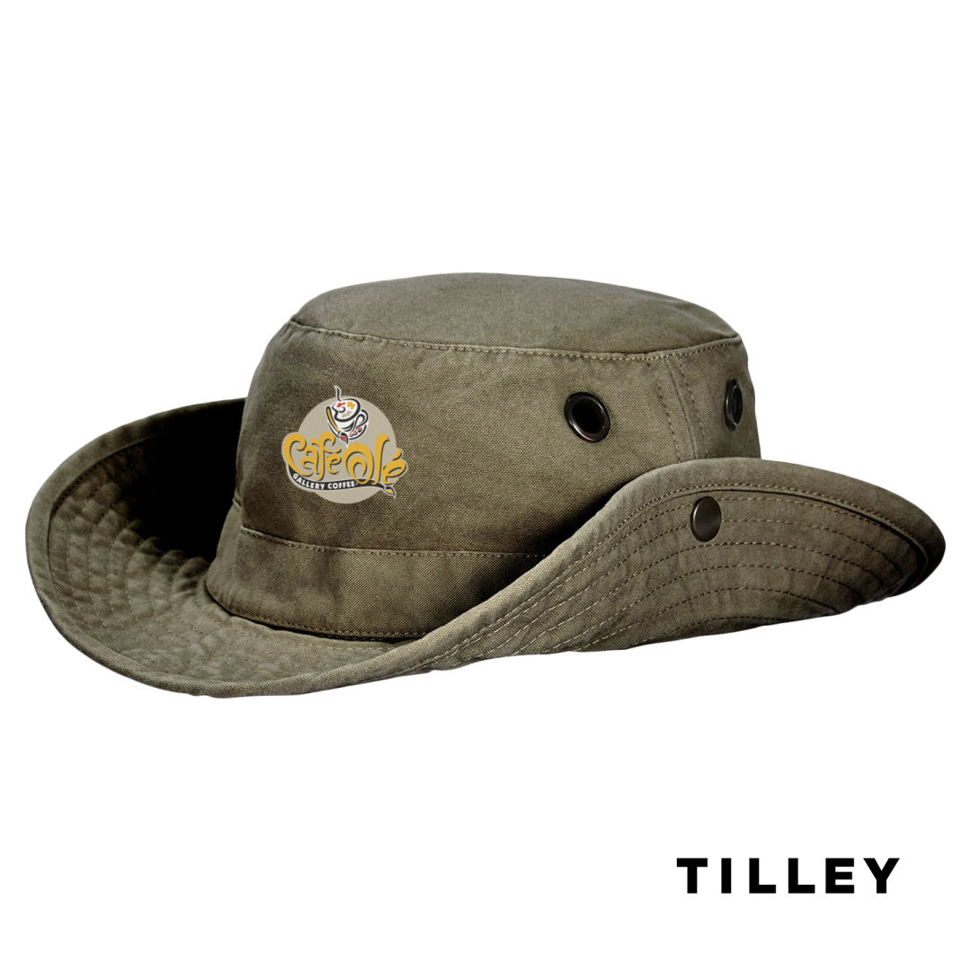 Hats Tilley Wanderer T3W Bucket Hat Olive TLY02-O4