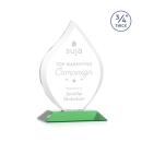 Worthington Flame- Green Crystal Award