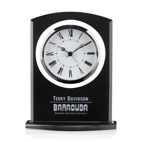 Corporate Gifts - Clocks - Tuxedo Clock - Black