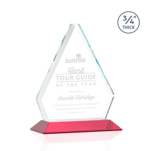 Awards and Trophies - Fyreside Red Diamond Crystal Award