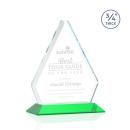 Fyreside Green Diamond Crystal Award