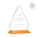 Fyreside Amber Diamond Crystal Award