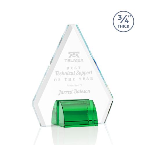 Awards and Trophies - Roxborough Green Diamond Crystal Award