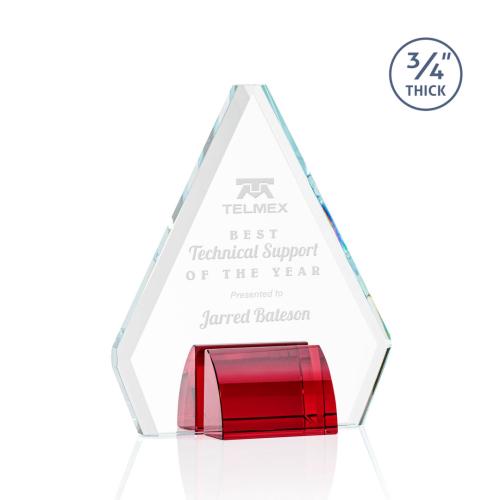 Awards and Trophies - Roxborough Red Diamond Crystal Award
