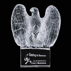 Employee Gifts - Pemberton Eagle Animals Crystal Award