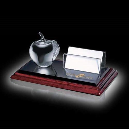 Promotional Productions - Office & Desk Supplies - Apple Business Card Holder  