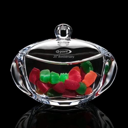 Corporate Gifts - Bowls - Tilden Candy Bowl & Lid