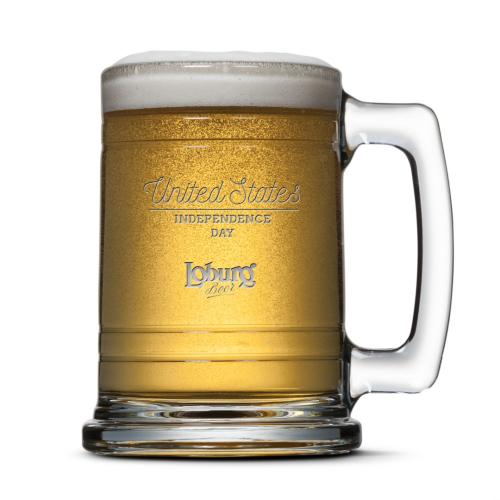 Corporate Gifts - Barware - Pilsners & Steins - Chester Beer Stein - Deep Etch