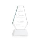 Kingsley White Polygon Crystal Award