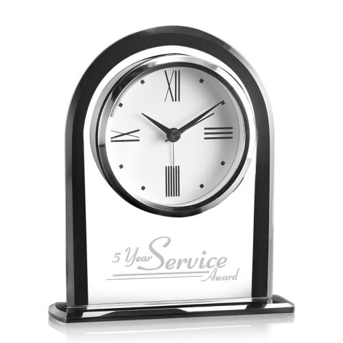Corporate Gifts - Clocks - Whitby Clock - Black
