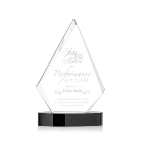 Awards and Trophies - Sarasota Black Diamond Crystal Award