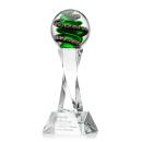 Zodiac Clear on Langport Base Globe Glass Award