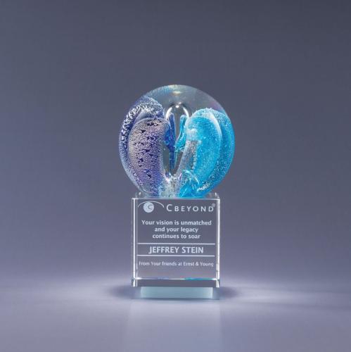 Awards and Trophies - Crystal Awards - Glass Awards - Art Glass Awards - Intrigue