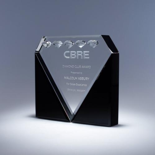 Awards and Trophies - Crystal Awards - Colored Crystal Awards - La Rocca