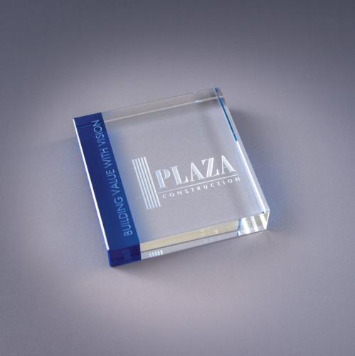Awards and Trophies - Crystal Awards - Colored Crystal Awards - Variations Paperweight