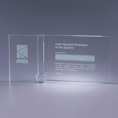 Awards and Trophies - Crystal Awards - Shadow - Clear