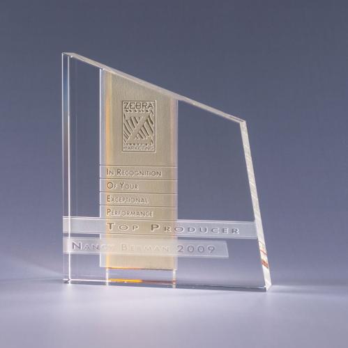 Awards and Trophies - Crystal Awards - Glass Awards - Chroma - Amber