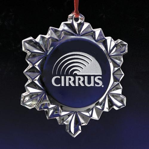 Awards and Trophies - Crystal Awards - Glass Awards - Snowflake Ornament