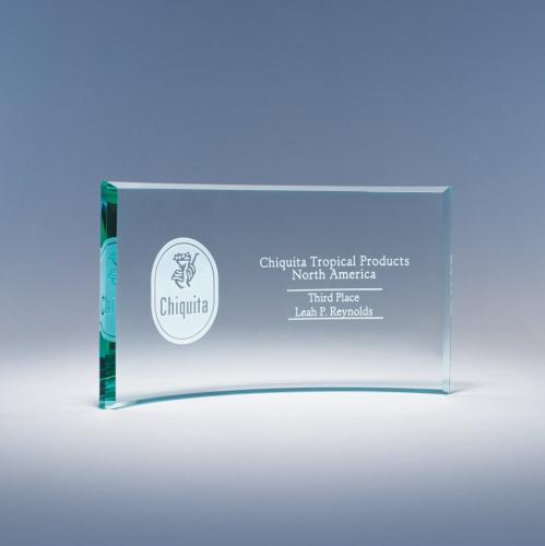 Awards and Trophies - Crystal Awards - Glass Awards - Jade Crystal Arc
