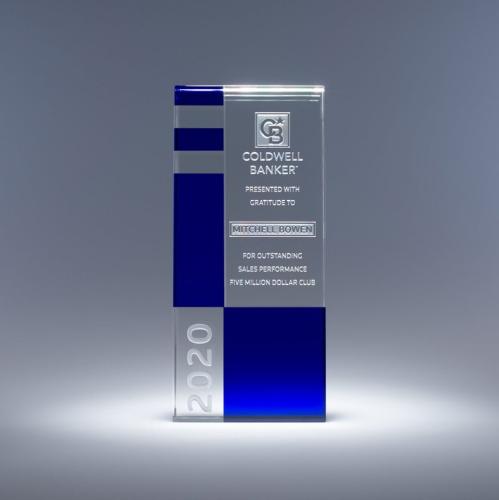 Awards and Trophies - Crystal Awards - Colored Crystal Awards - Unity