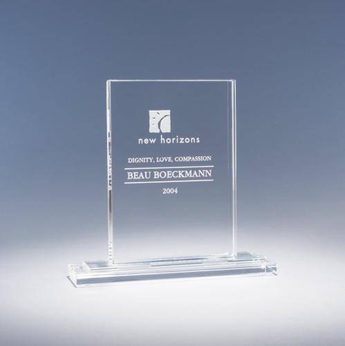 Awards and Trophies - Plaque Awards - Glass Plaques - Crystal Plaque