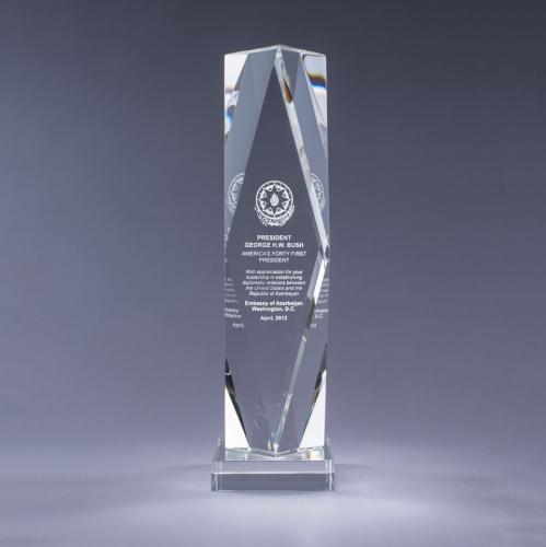 Awards and Trophies - Crystal Awards - Prizma - Clear