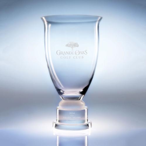 Awards and Trophies - Crystal Awards - Trophy Cups - Triomphe Cup - Clear