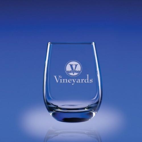 Corporate Gifts - Barware - 15.5oz. Tangent Stemless Red