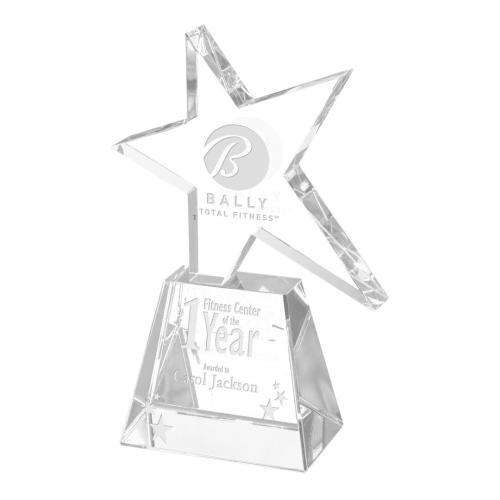Awards and Trophies - Libra Star Crystal Award