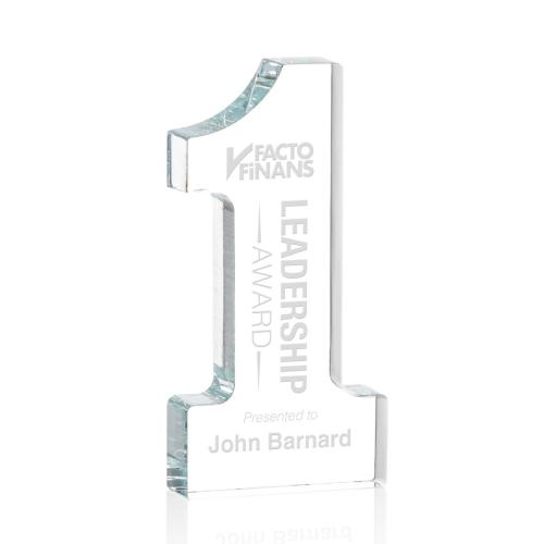 Awards and Trophies - Desktop Awards - Optical #1 Paperweight