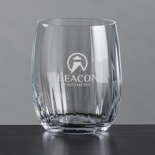 Corporate Gifts - Barware - On the Rocks Glasses - Amerling OTR - Deep Etch