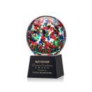 Fantasia Black on Robson Base Globe Glass Award