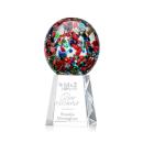 Fantasia Globe on Celestina Base Glass Award
