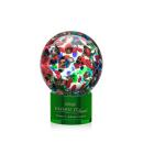 Fantasia Green on Marvel Base Globe Glass Award