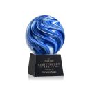 Naples Black on Robson Base Globe Glass Award
