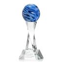 Naples Clear on Langport Base Globe Glass Award