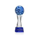Naples Globe on Grafton Base Glass Award
