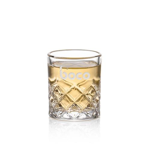 Corporate Gifts - Barware - Shot Glasses - Longford Shot Glass - Deep Etch