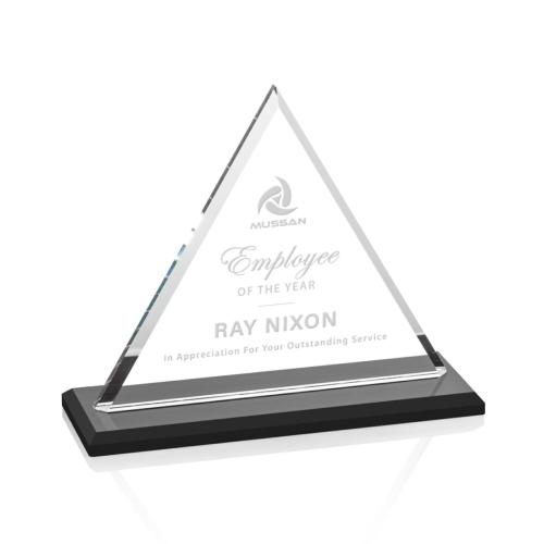 Awards and Trophies - Dresden Black Pyramid Crystal Award