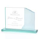 Colliseum Jade Rectangle Crystal Award