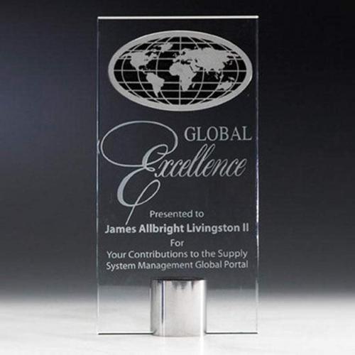 Awards and Trophies - Global Splendor Globe Crystal Award