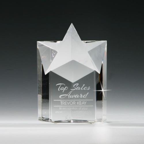 Awards and Trophies - Star Pillar Star Crystal Award