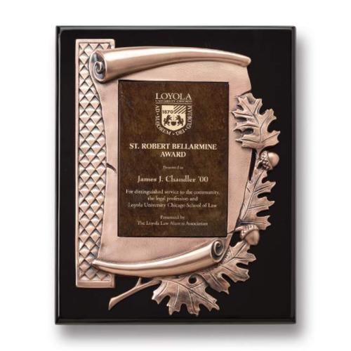 Awards and Trophies - Plaque Awards - Oak Leaf Plaque 