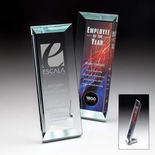 Awards and Trophies - Reflections Rectangle Glass Award