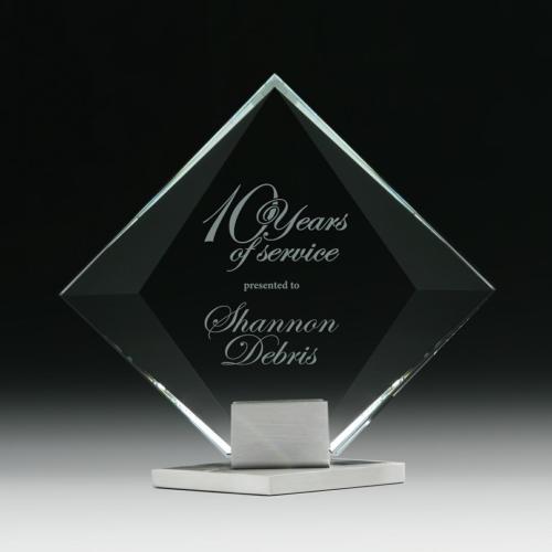 Awards and Trophies - Diamond Solitaire Diamond Metal Award