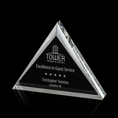 Awards and Trophies - Tideswell Pyramid Crystal Award