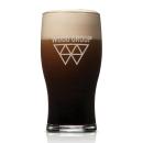 Elmhurst Beer Glass - Deep Etch