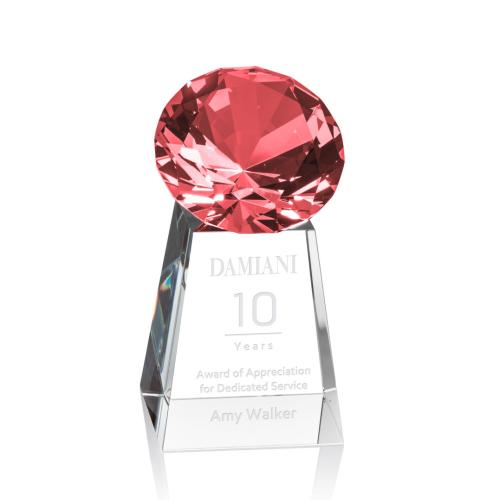 Awards and Trophies - Celestina Gemstone Ruby Crystal Award