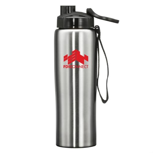 Promotional Productions - Drinkware - Stainless Steel - Plata Bottle - 28oz
