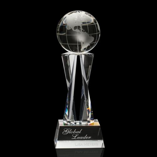Awards and Trophies - Grafton Globe Crystal Award